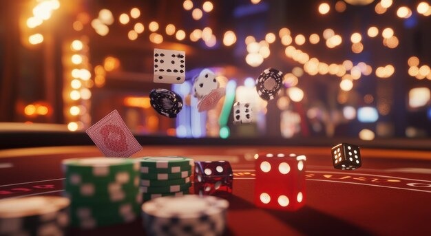 Dealer shuffling cards Dealer shuffling cards at a sendaljp Teen Patti table